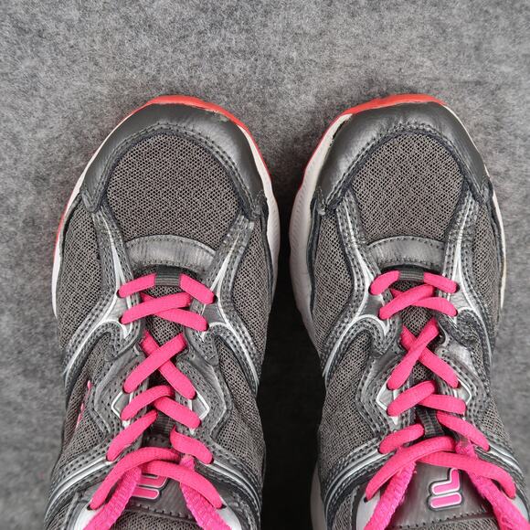 Fila Shoes Womens 8.5 Athletic Trainers Walk Run Active Casual Comfort Gray Pink - Picture 8 of 11